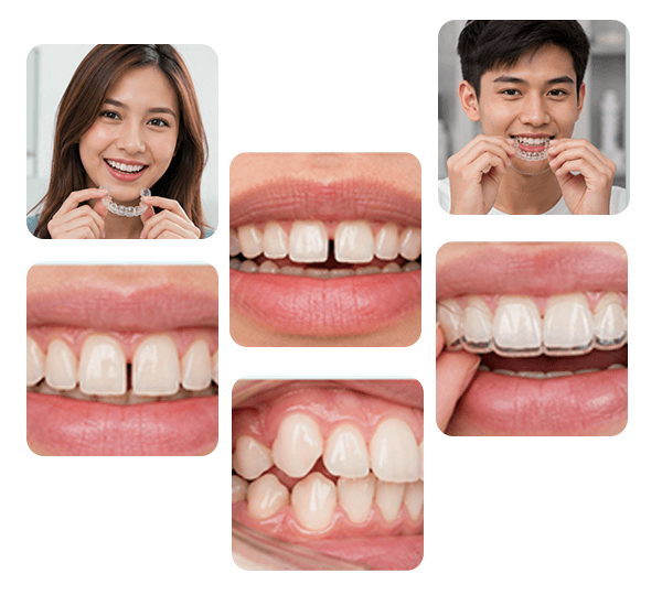 Clear Aligners in Coimbatore treatment examples