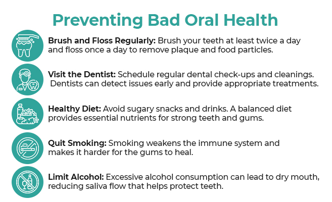 preventing bad oral health