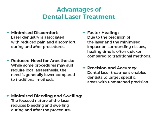 advantages of dental laser treatment