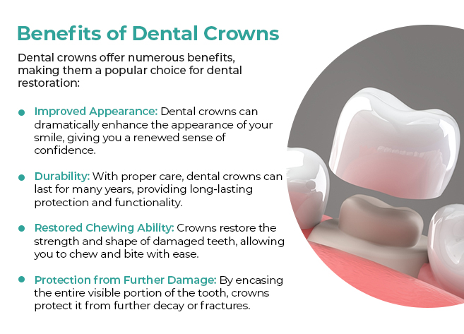benefits of dental crowns
