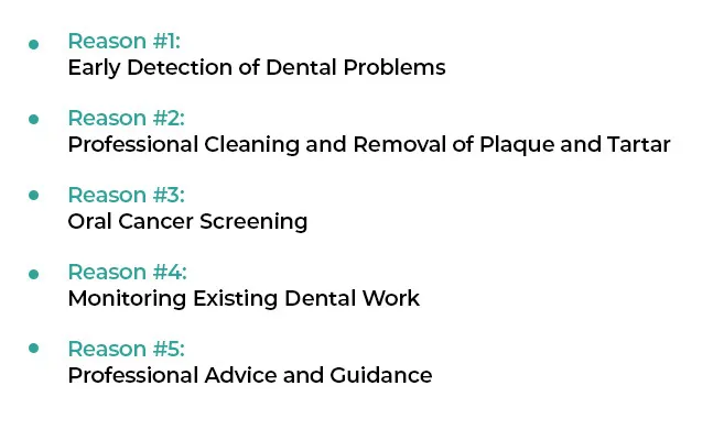regular dental check ups