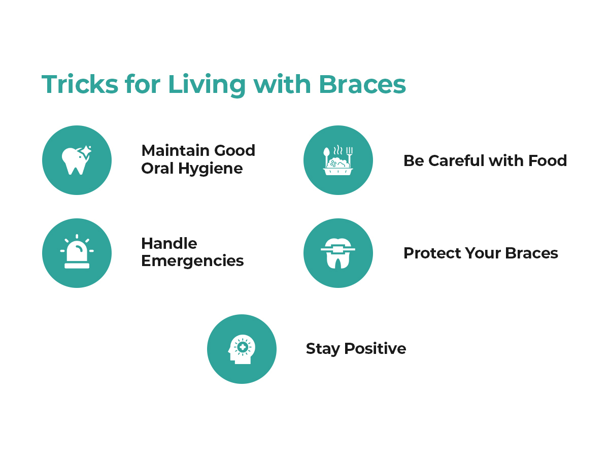 tricks for living with braces