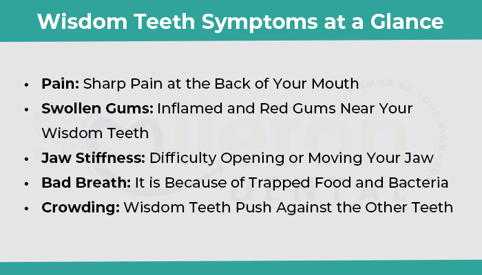 signs you might need wisdom teeth removal 