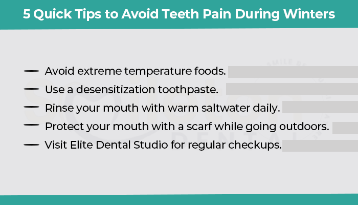 winter cause teeth pain